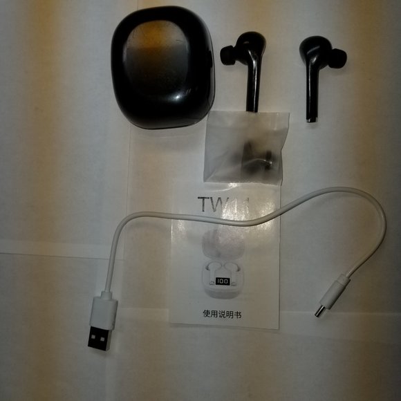 1141B Wireless Bluetooth 5.0 Earbuds Headset Mini in-Ear Noise Canceling Sport H - Picture 3 of 13